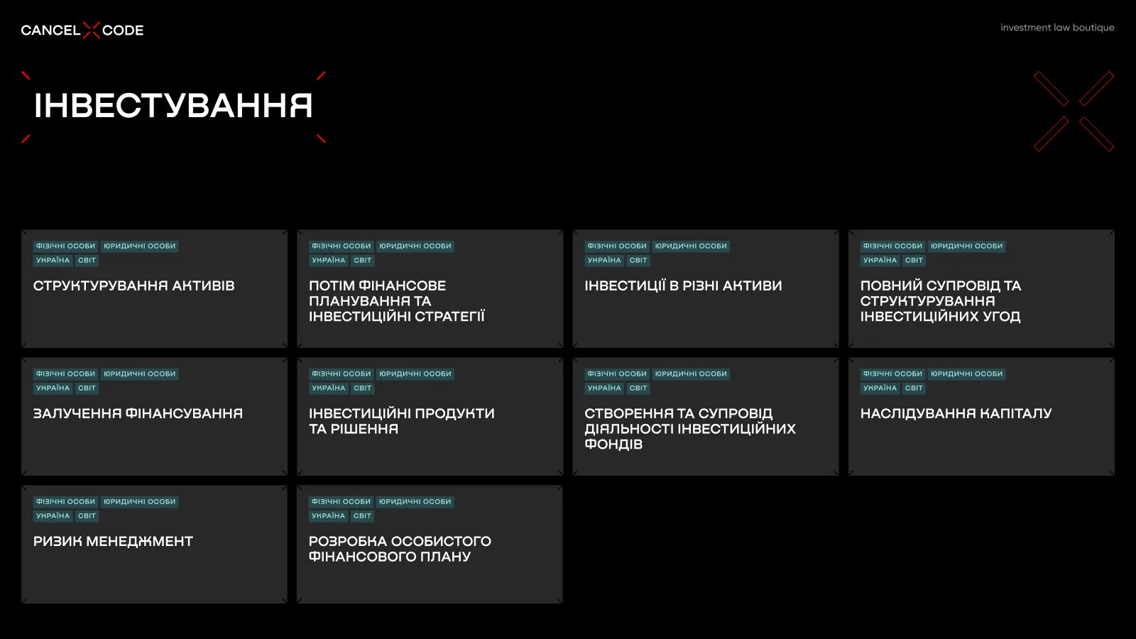 А з інвестиціями?